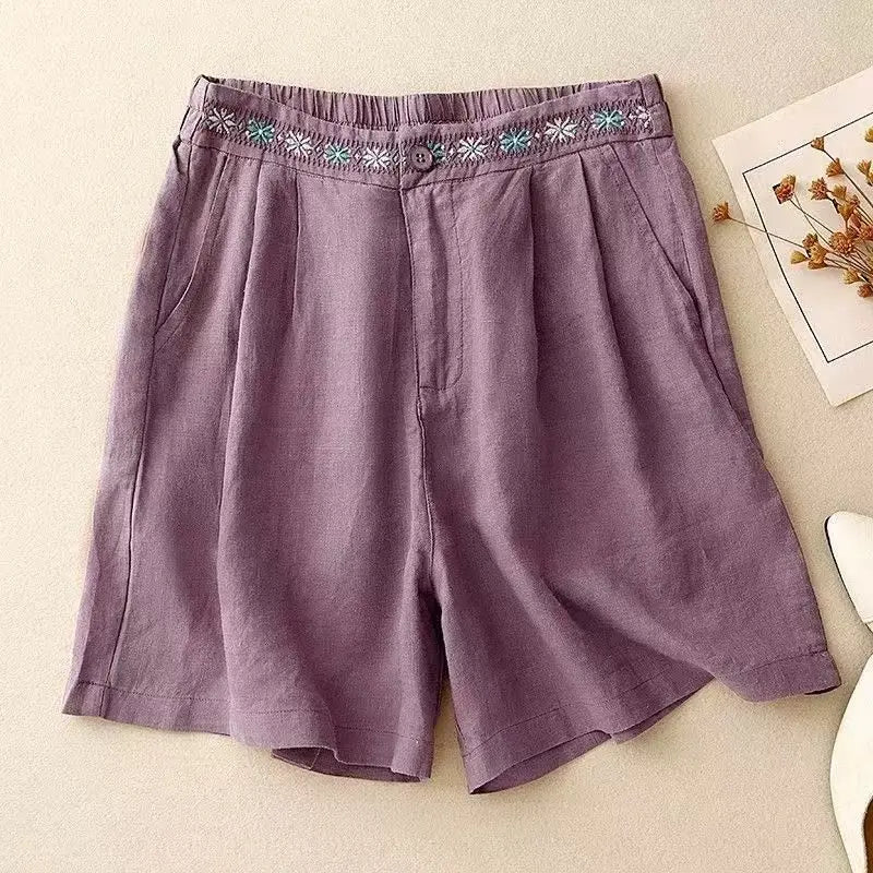 Short femme décontracté à taille haute | Sorties estivales