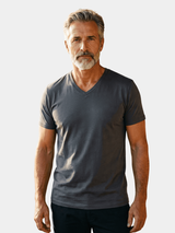T-shirt homme | T-shirt coupe slim à col en V