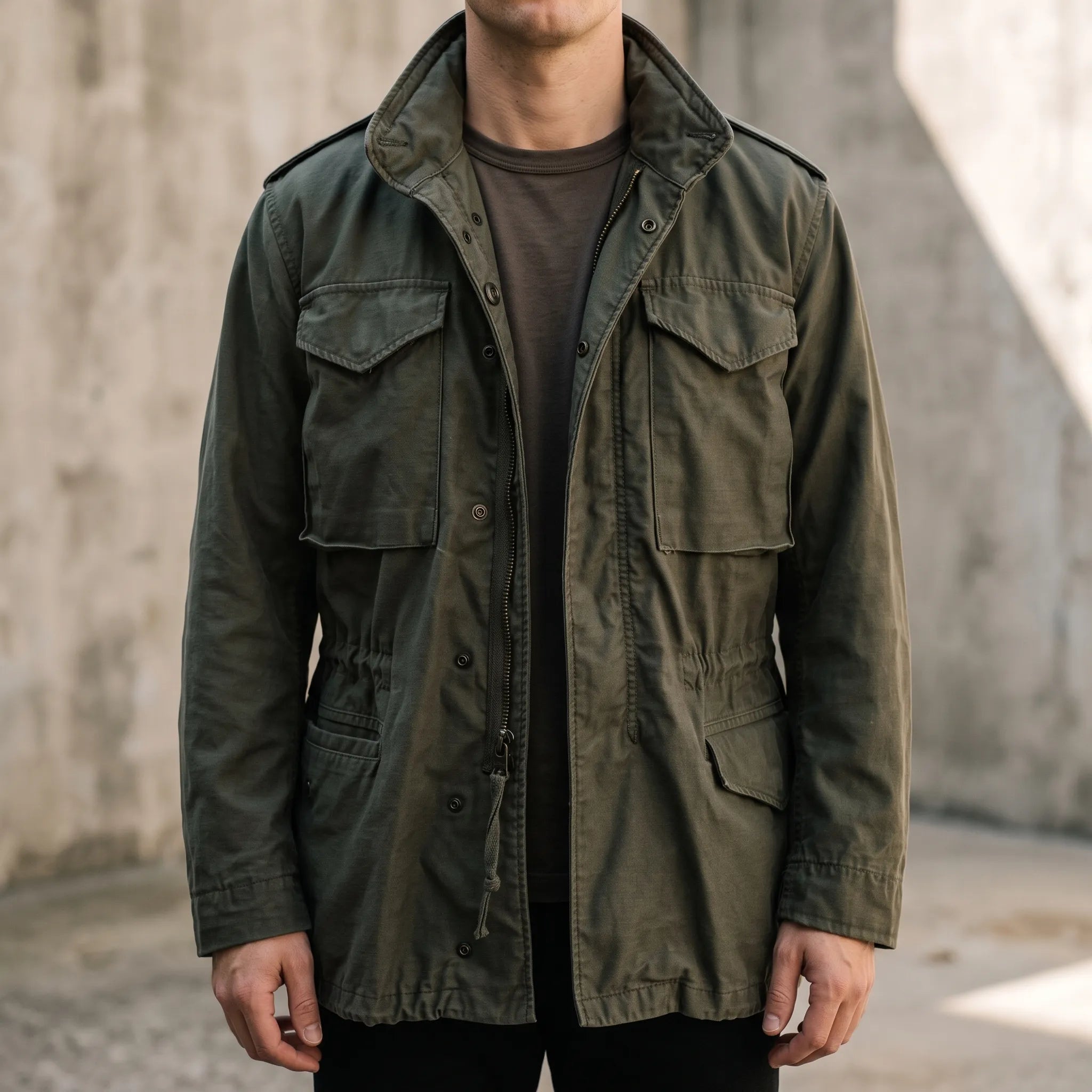 Veste de style militaire décontractée | Sorties en ville