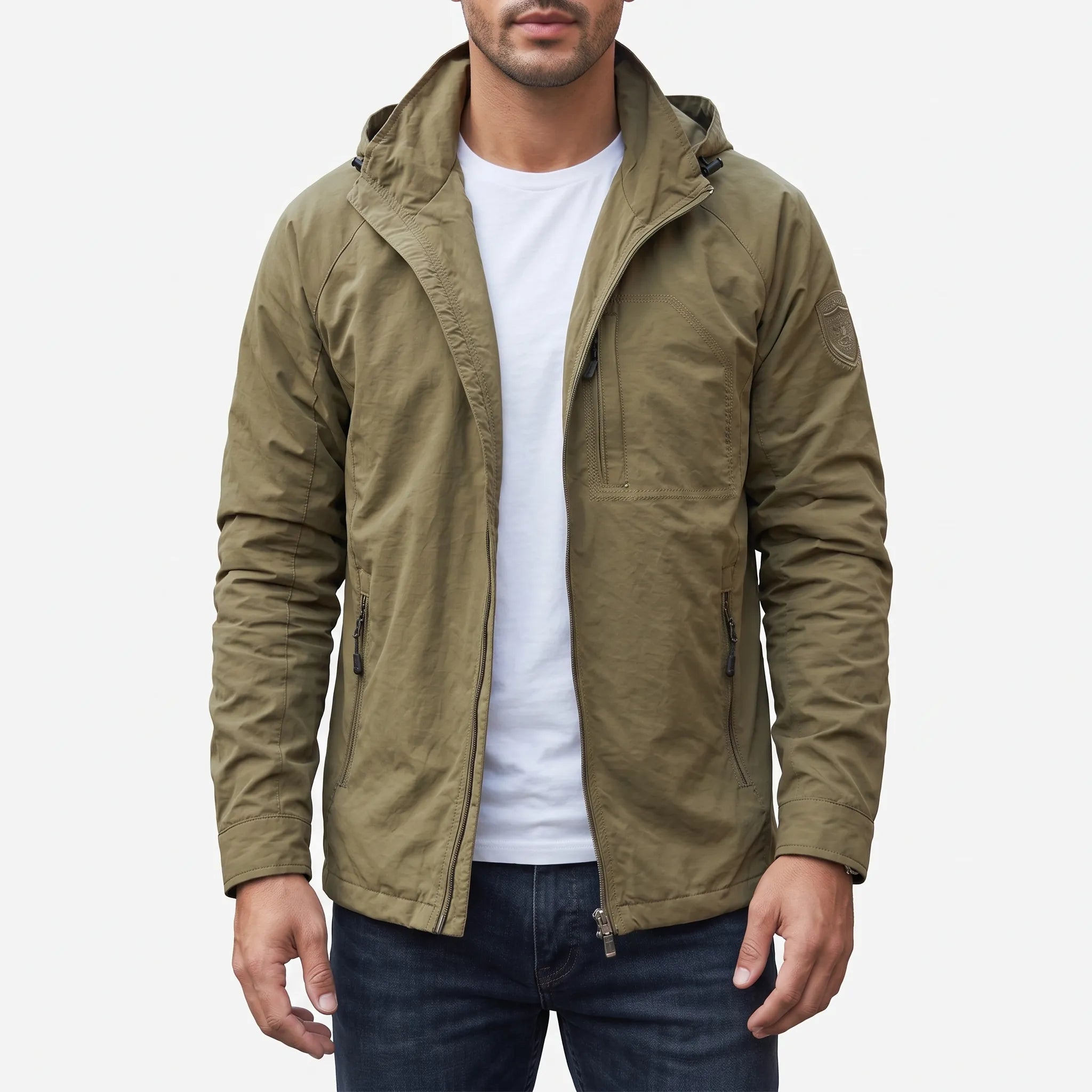 Veste décontractée avec capuche ajustable | Sorties quotidiennes